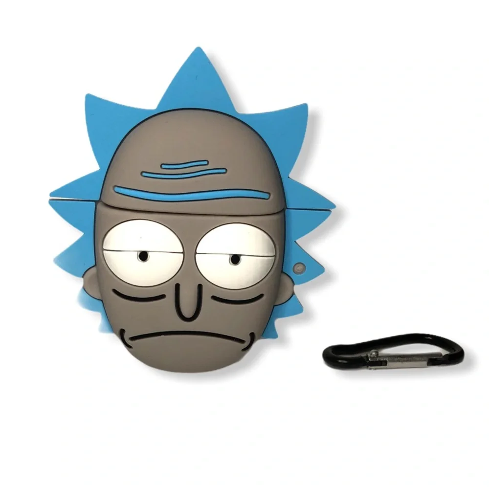Rick and Morty Cartoon Silicone AirPod Case